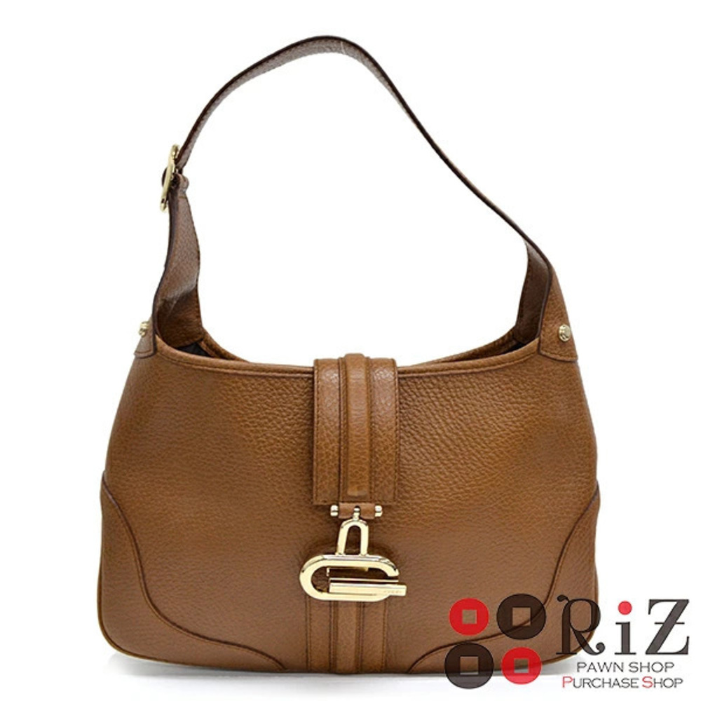 GUCCI Hobo Bag Messenger Brown